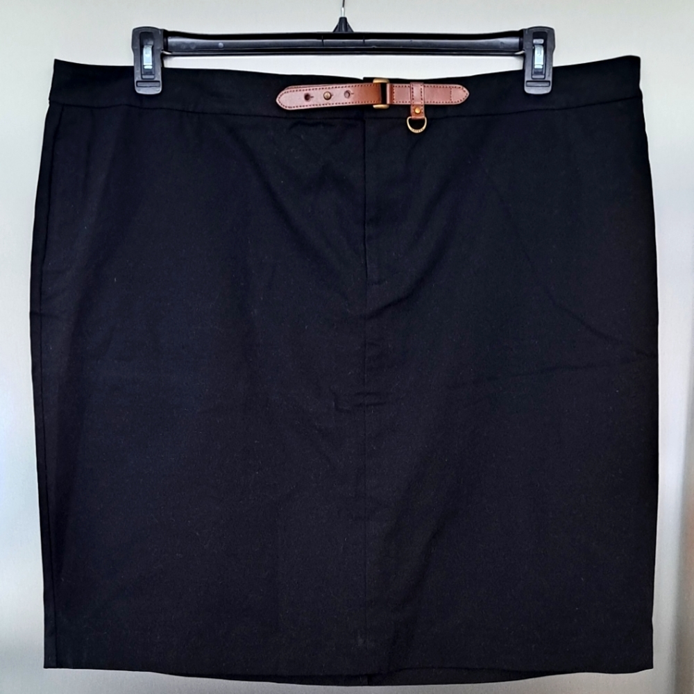 Ralph Lauren Black Cotton skirt